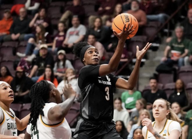 Jordyn Cambridge competes in her final game as a Commodore. (Vanderbilt athletics)