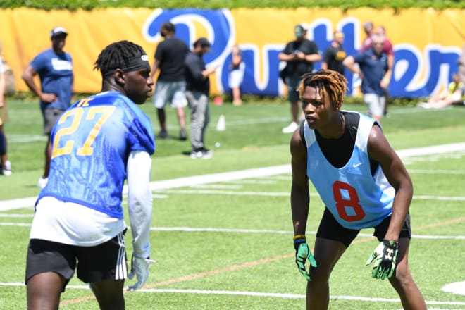 Tayshawn Banks worked out at Pitt's camp on Sunday. 