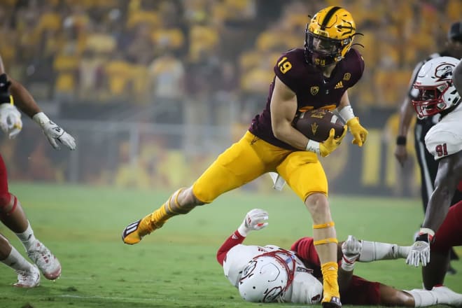 ASU WR Ricky Pearsall: "(UNLV) runs a lot of Cover 1 and a lot of Cover 3 and that exposes a lot of DB’s to play one-on-one matchups."