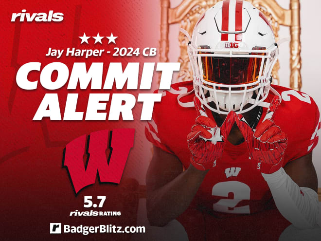 2024 CB Jay Harper announced his commitment to Wisconsin on Monday. 