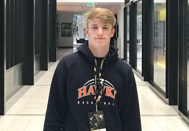 K-State was the first school to offer 2020 Olathe East defensive end Nate Matlack.
