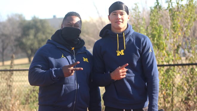 Five-star cornerback Domani Jackson holds a Michigan Wolverines football recruiting offer from Jim Harbaugh.