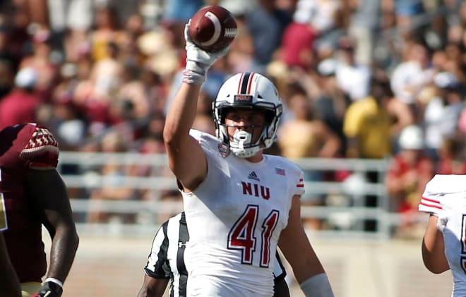 Northern Illinois defensive end Matt Lorbeck is walking on at Iowa as a grad transfer.