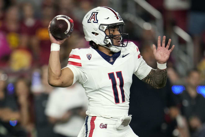 Arizona QB Noah Fifita has thrown 18 touchdowns with four interceptions and in his past seven games as a starter