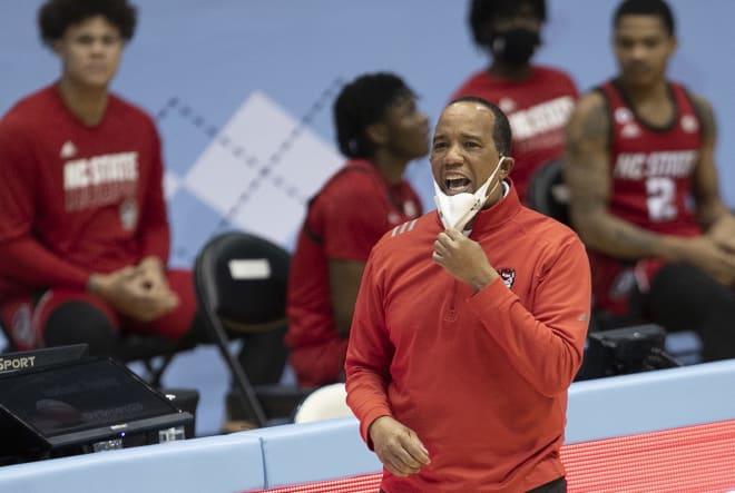 NC State Wolfpack basketball coach Kevin Keatts