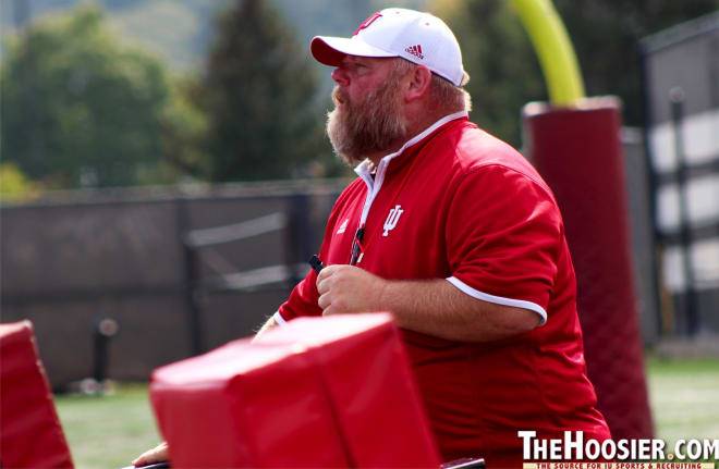 Indiana offensive line coach Darren Hiller has covered some ground in three years in Bloomington but broke out on the recruiting trail in 2020, with six signees on Wednesday.
