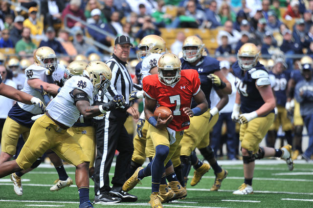 Brandon Wimbush (7) is one of the highest ranked recruits of the Brian Kelly era at any position.