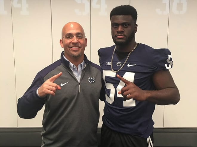 OL Nana Asiedu is expected to make his second trip to PSU this spring. 