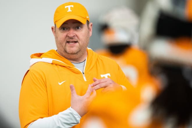Josh Heupel discussed the rise of Tennessee's football program while at the SEC Spring Meetings in Florida. 