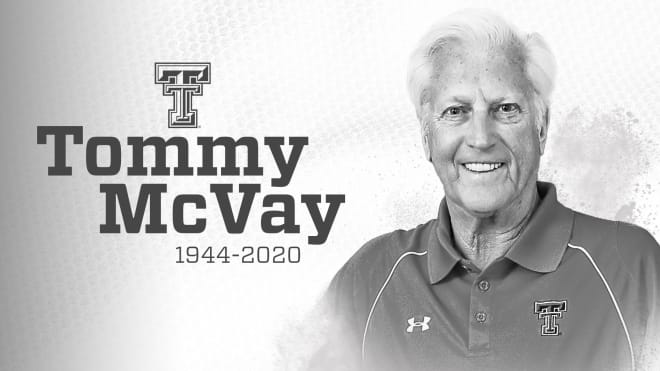 Tommy McVay was 76 years old. He spent over 20 years as a member of the Red Raider football program.  Graphic by Texas Tech Athletics.