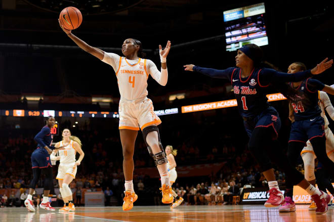 Jordan Walker played at a high level for Tennessee on Thursday night. 