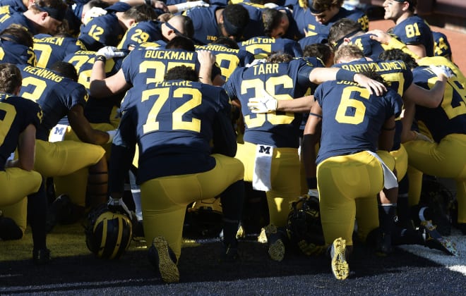 Jim Harbaugh's seventh Michigan Wolverines football team might be his tightest.