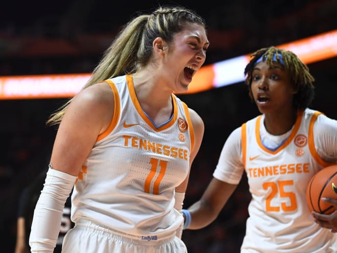 Karoline Striplin has been the starting center for Tennessee during SEC play.