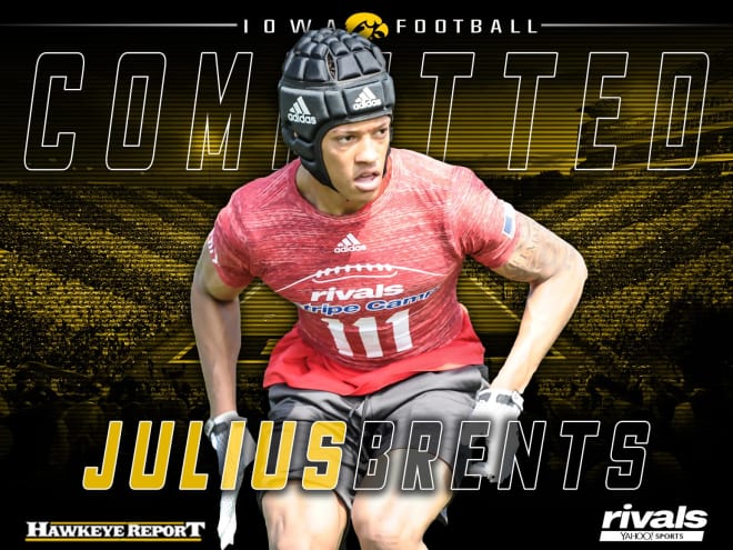 Four-star defensive back Julius Brents is headed to Iowa.