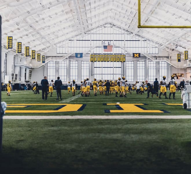 Michigan Wolverines football practice