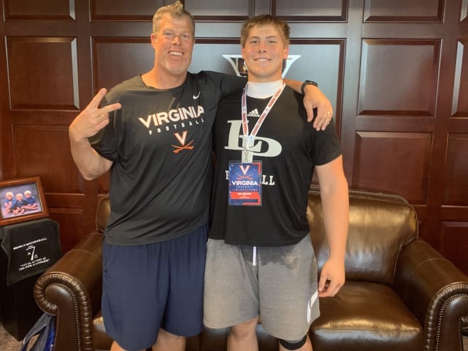 Utah offensive lineman Joe Brown earned an offer earlier this month and then committed today.