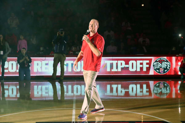 St. John's head coach Chris Mullin at Red Storm Tip-Off