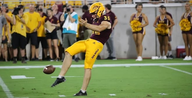 ASU punter Michael Turk was voted first team All_pac12 in 2019