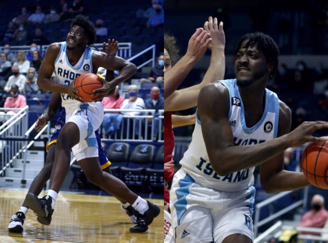 Makhi and Makhel Mitchell are transfer big men from Rhode Island.