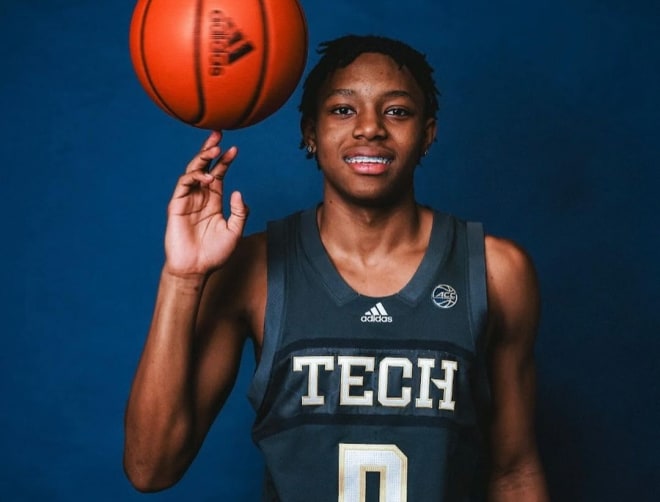 Fleming during his official visit last fall at Tech