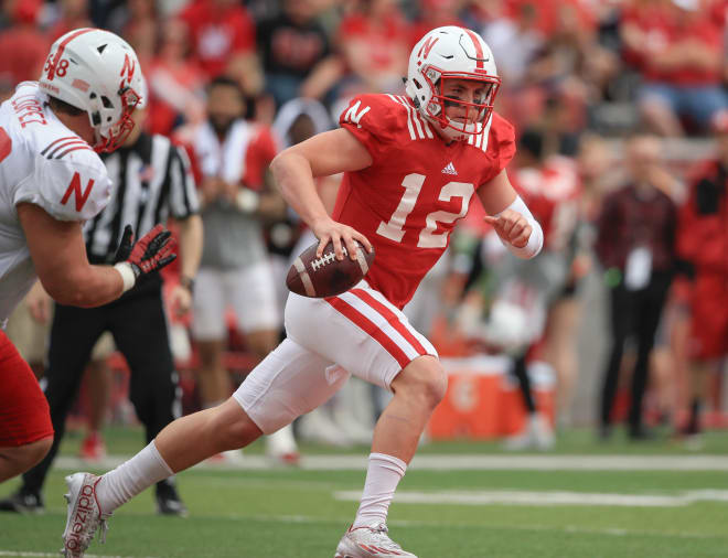 Freshman QB Patrick O'Brien made his debut during the 2016 Red-White spring game. He now plays for Colorado State.