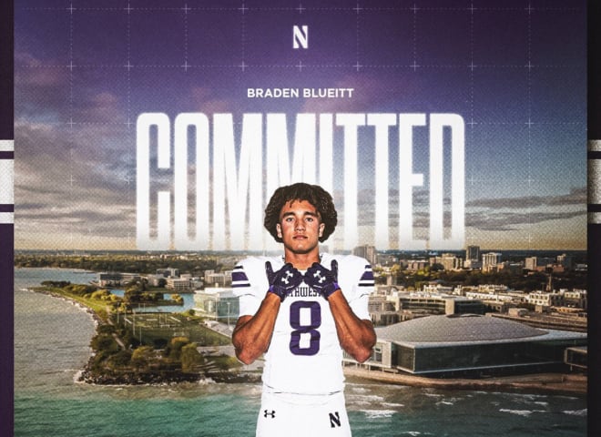 Blueitt committed to Northwestern two days after his official visit.