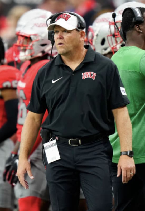 Head Coach Barry Odom could lead UNLV to their first 5-1 start since 1984 (Harvey Hyde).