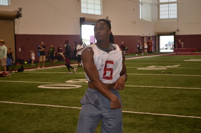 Parrish delivered a big-time performance Friday at the FSU camp.
