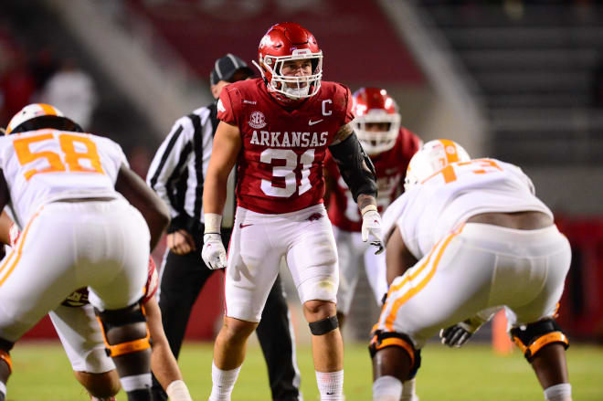 Grant Morgan is a first-team All-SEC linebacker as chosen by the conference's coaches.