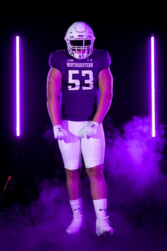 Dylan Roberts is the second defensive tackle who committed to NU on his official visit.