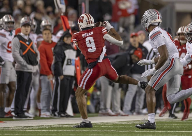 Wisconsin wide receiver Bryson Green. 