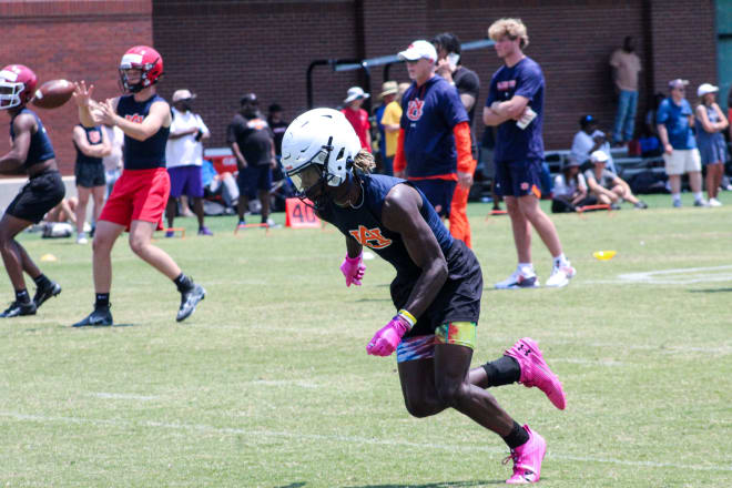 Wide receiver Bryce Cain has committed to Auburn.