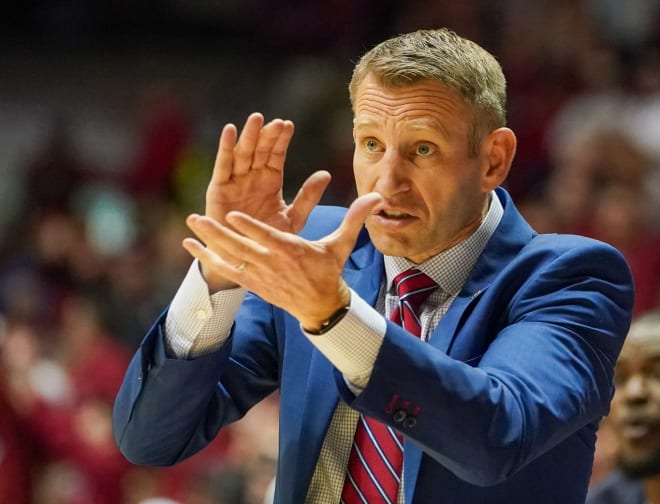 Alabama basketball head coach Nate Oats extended his contract through the 2026-27 season on Thursday. Photo | Imagn