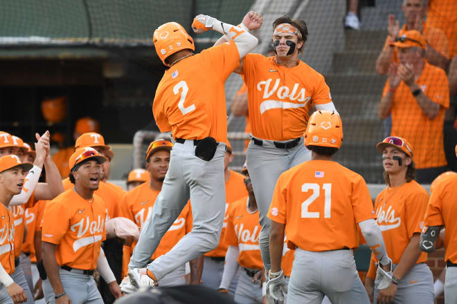 orange tennessee vols baseball jersey