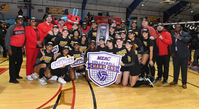 Delaware State secured its first ever berth to the NCAA Tournament by winning the MEAC Volleyball Championship