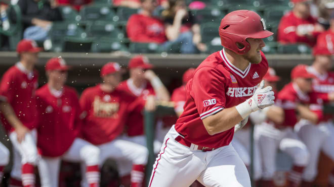 Griffin Everitt went 2-3 with a double in Nebraska's 8-1 loss to Indiana. (Nebraska Athletic Communications)