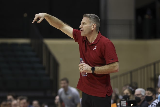 Alabama Crimson Tide basketball coach Nate Oats. Photo | Getty Images 