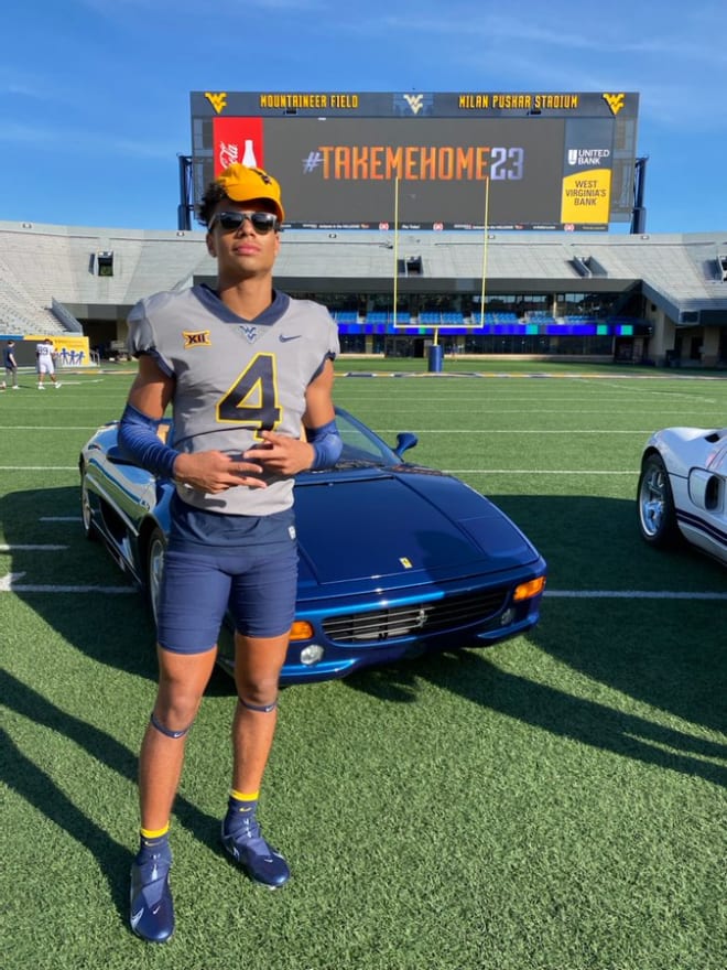 Sheppard was impressed with his official visit to the West Virginia Mountaineers football program.