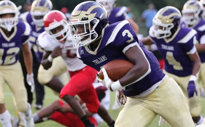 Dorian Harris and the Essex Trojans cruised to a 42-6 win over Sussex Central in the opener