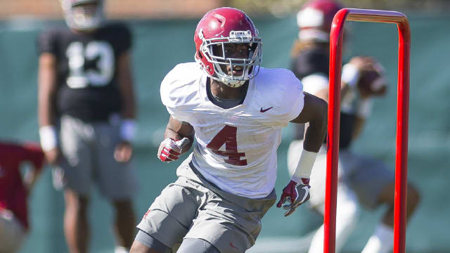 True freshman Jerry Jeudy could earn a starting role for Alabama this season. Photo | Laura Chramer