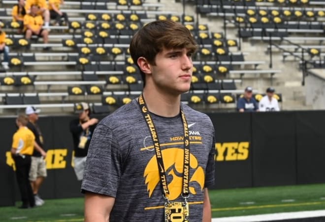 Linebacker Aidan Vaughan added an offer from the Iowa Hawkeyes tonight.