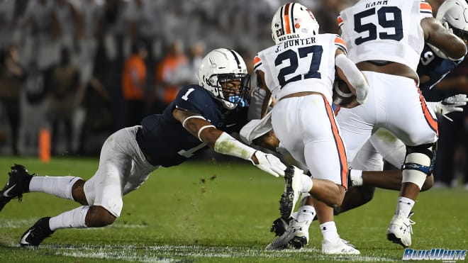 Penn State Nittany Lions football safety Jaquan Brisker earned midseason All-American honors from a variety of news outlets 