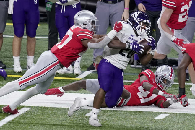 Cam Porter ran for 61 yards and a touchdown against the Buckeyes.