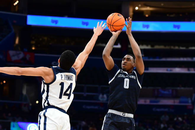 Brandon Murray led the Hoyas in scoring.  