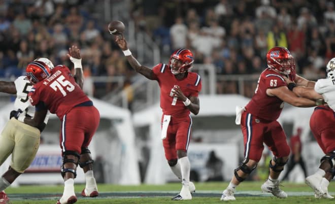 The Owls also rely on a sixth-year senior under center, as former Miami Hurricane N'Kosi Perry transferred in before the 2021 season. 