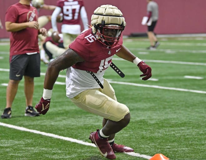 UCF transfer Tatum Bethune elevated the FSU linebacker group this spring with his experience and playmaking ability.