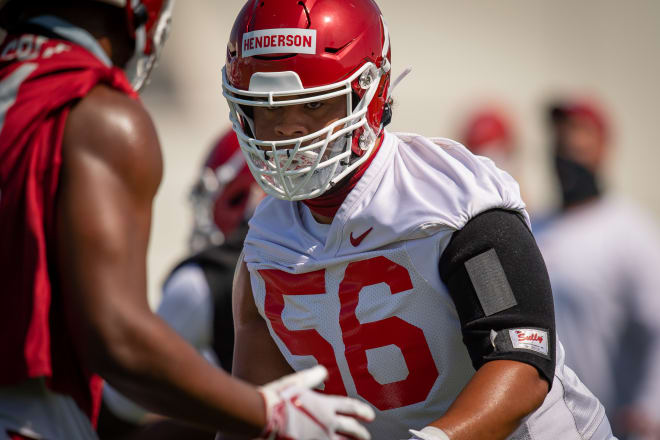 Marcus Henderson is one of three offensive linemen Arkansas signed in 2020.