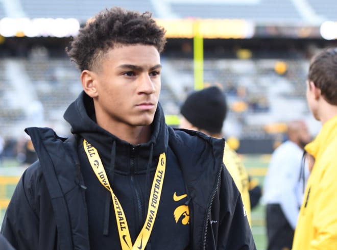 Class of 2021 in-state prospect Marcus Morgan has visited the Hawkeyes twice this season.