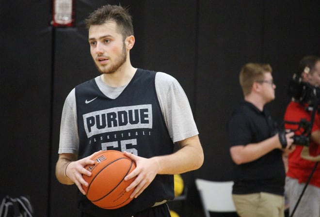 Sophomore Sasha Stefanovic has impressed coaches and teammates all summer and seems to have a leg up to be a starter for Purdue as a sophomore.