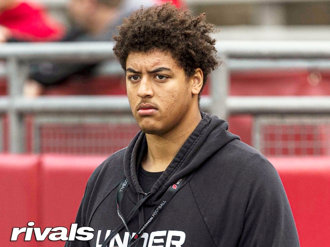 Wisconsin landed a commitment from 2024 offensive lineman Emerson